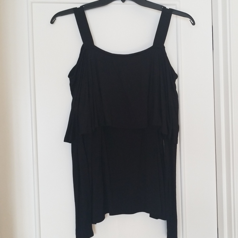 Long sleeve blouse black